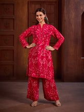Printed Crepe Kurta With Pants